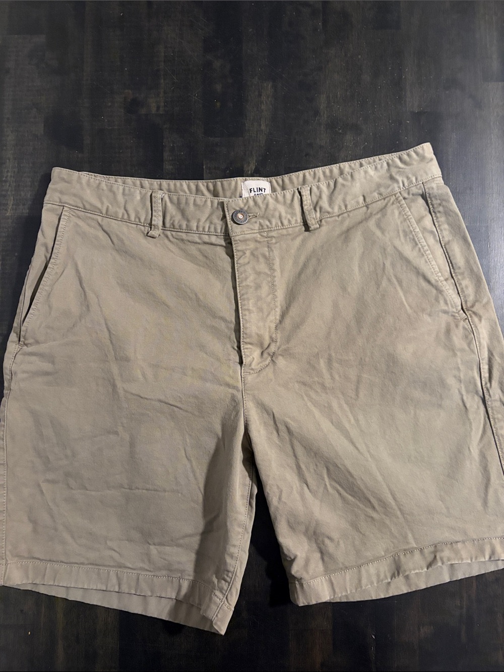 Flint Khaki Men’s Chino Shorts